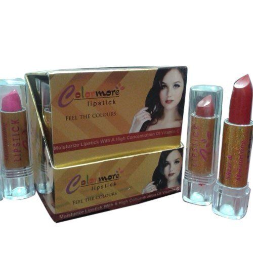 Long Lasting And Skin Friendly Smooth Creamy Colormore Glossy Lipstick Packaging Size 12 Piece Recommended For: Lips