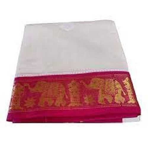 Plain Pattern Simple And Stylish Fashionable Cotton Made Mens Formal Dhoti