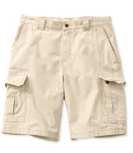 Premium Quality Comfortable Breathable Cream Colour And Kids Cargo Shorts