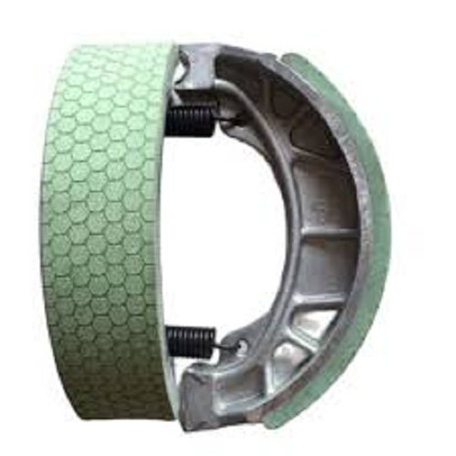 मेटल रस्ट रेसिस्टेंट और हाई डिज़ाइन संक्षारण प्रतिरोध रंग हरा और सिल्वर ब्रेक शू