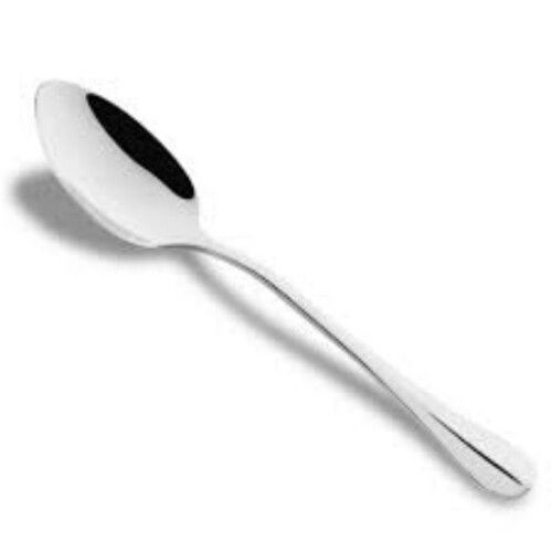 Silver Stainless Steel Spoon For Home, Hotel, Restaurant, Size : 8 Inch Usage: Home