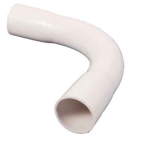 Waterproof 20 Mm White Colour Round Electrical Pvc Conduit Bend For Electrical