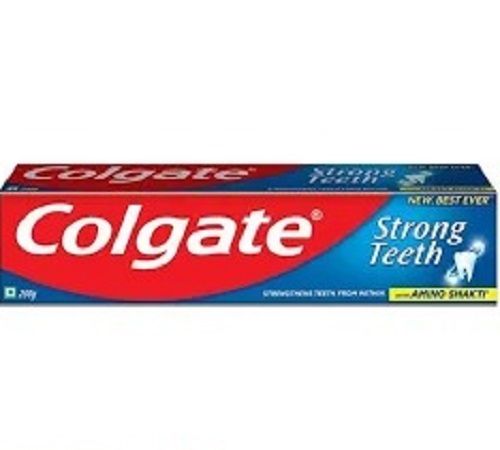  200 Gram Colgate Strong Teeth With Calcium Lock Protection Toothpaste  Box