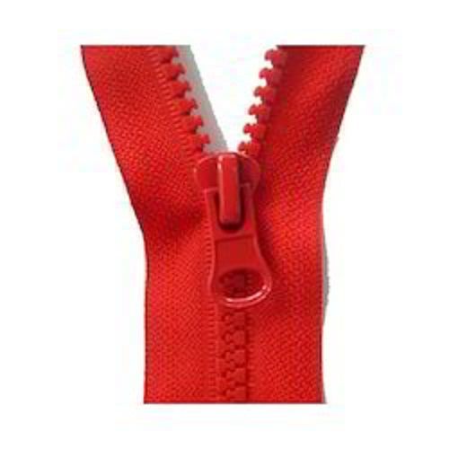 Red Affordable Lightweight And Water Resistant Simple Recyclable Strong Resin Zipper 