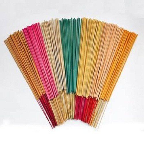 Herbal Fragrance Multi Color Round Shape Environment Friendly Incense Sticks