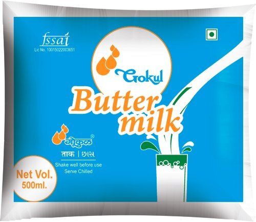 Pure Gokul Buttermilk Pouch, Great Source Of Many Vitamins And Minerals