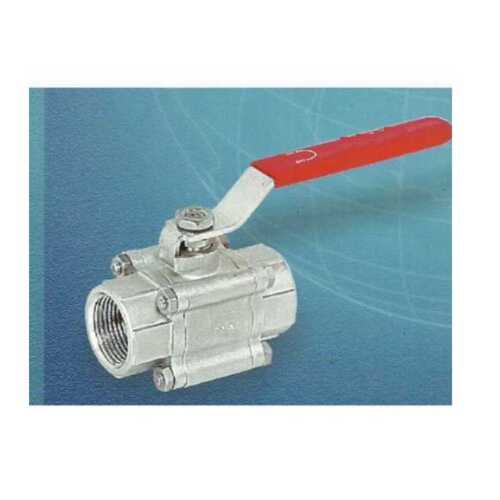 Silver And Red Rust-Proof High-Pressure Heavy-Duty Cast Steel Ball Valve Application: Agriculture