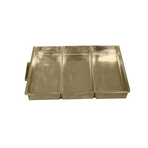 Silver Color Corrosion-Resistant Heavy-Duty Stainless Steel Plain Tray