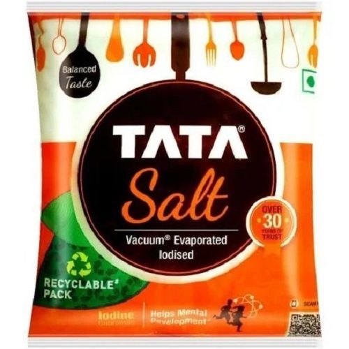 White 1 Kilogram Tata Pure And Hygienic, Premium Quality Iodized Purified Salt