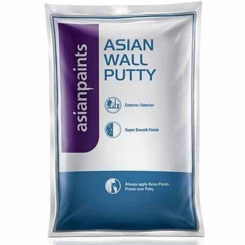 40 Kg, Durable Long Lasting Asian Paints Wall Putty White Cement Based For Construction