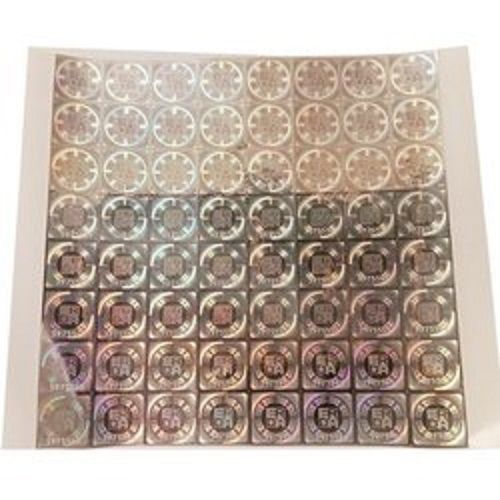 Transparent Beautiful Designed Classic Look High-Grade Pvc Custom Hologram Stickers