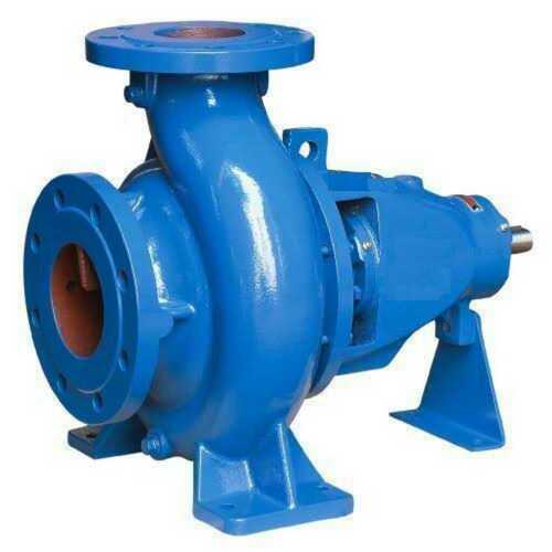 Blue Floor-Mounted Portable Rust-Proof Heavy-Duty Iron Electric Centrifugal Pump  Application: Sewage