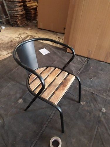 Comfortable Strong Solid Long Lasting Iron And Wooden Dining Chair