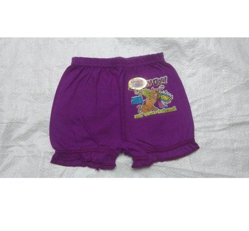 Pure Soft Cotton Skin Friendly Printed Purple Children Under Wear