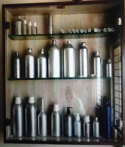 Silver Color Leak-Resistant Heavy-Duty Aluminium Drinking Water Bottle Size: Customized