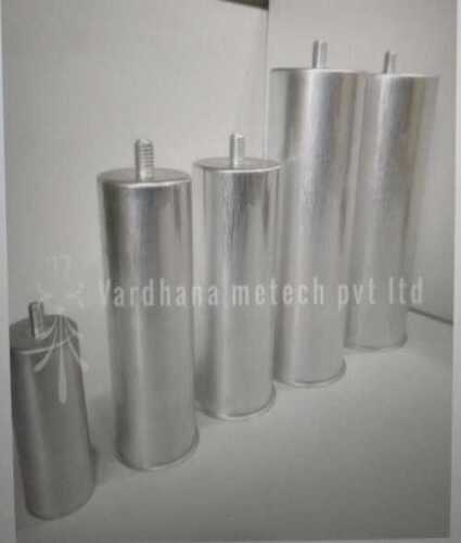 Cylindrical Silver Color Rust-Proof Heavy-Duty Aluminium Electrolytic Capacitor For Industrial