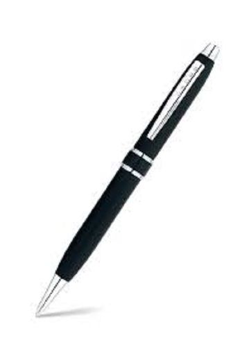 Blue Smooth Writing Bold Pin Point Fine Tip Cross Stratford Satin Black Ballpoint Pen 