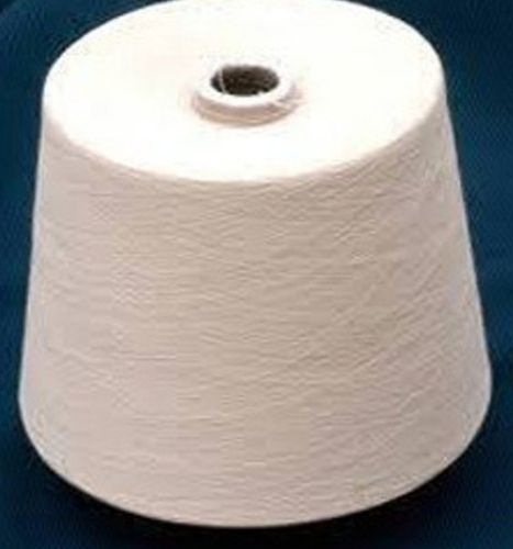 White Color Dyed Polyester Cotton Yarn For Scarves, Sweaters And Socks