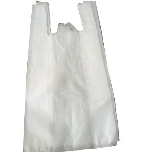 Recyclable Plain White And Dyed Plain W Cut Non Woven Carry Bag