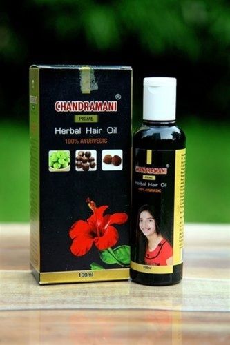 100 Ml Ayurvedic With Fragrance Chandramani Herbal Hair Oil For Long And Smooth Hair 