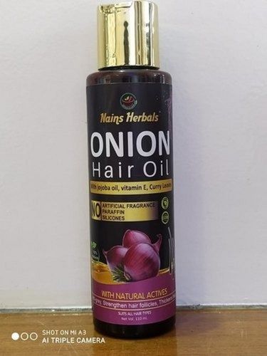 110 Ml Pure With Fragrance Nains Herbal Onion Hair Oil For Long And Regrowth Hair 