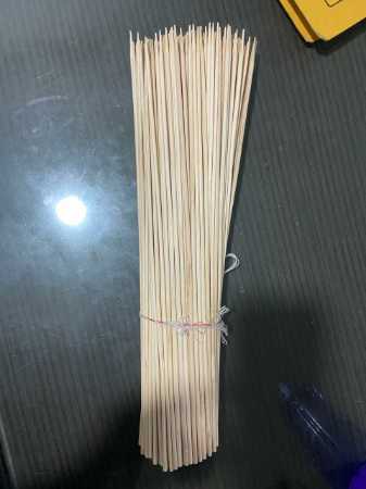 3 Mm Brown Bamboo Potato Skewers With 12 Inch Long