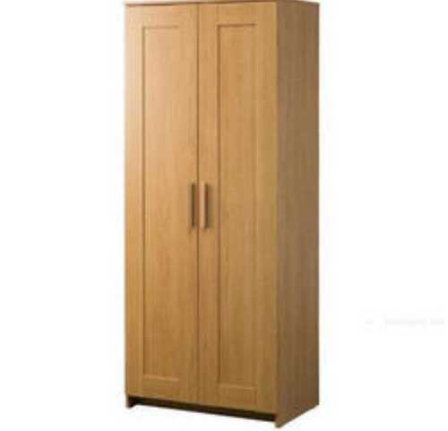 Beautiful Design And Termite Resistance Rectangular Double Door Wooden Wardrobe