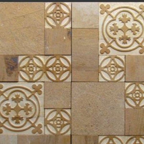 ग्रे क्रैक और स्क्रैच रेसिस्टेंस सुंदर फ्लोरल डिज़ाइन ब्राउन सिरेमिक फ़्लोर टाइल्स