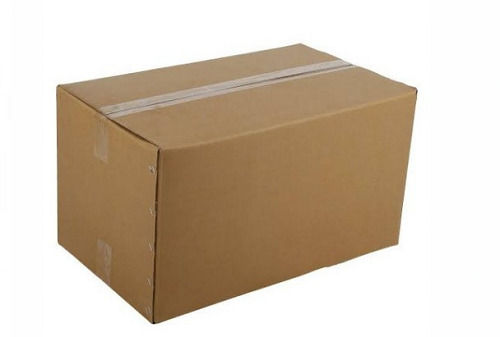 Light Weight Eco Friendly Rectangular Plain Corrugated Carton Box 