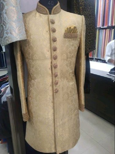 Buy XEPON Men's Ethnic Wear Sherwani Wedding Dress Set (S) at Amazon.in