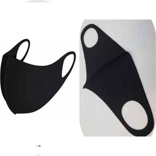 Reusable And Washable Comfortable Ear Loop Black Cotton Face Mask  Age Group: Suitable For All Ages