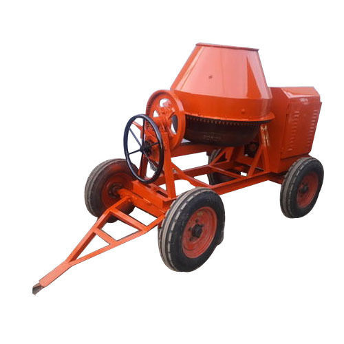 Sharp Blades Portable Cement Concrete Mixer Machine For Construction Application  Capacity: 500 Liter/Day