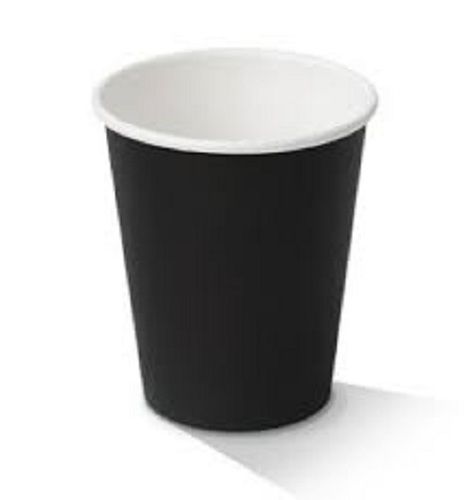 Biodegradable And Recyclable Eco Friendly Black Disposable Paper Glass