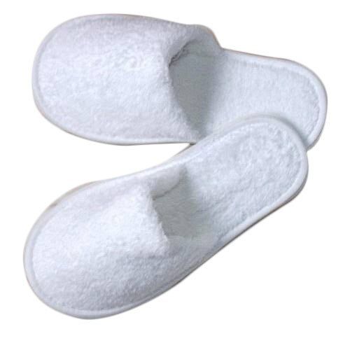 Comfortable And Suitable Stylish Designer Modern Plain White Cotton Soft Bathroom Slipper