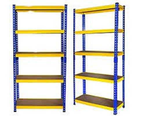 Steel Durable Long Lasting Adjustable Large Yellow And Blue Shelving Rack