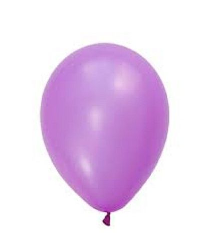 Eco Friendly Light Weight Rubber Heart Purple Balloons For Party