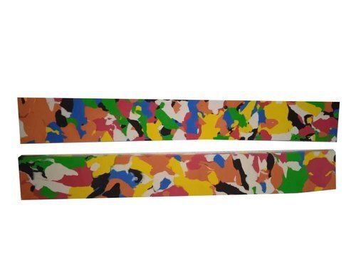 Multi Color Flexible Rectangular Printed Multicolor Tough Paid Foam Wiper Rubber Sheet