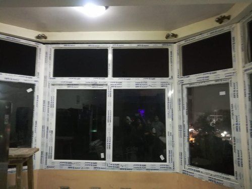 White Heavy Duty And Weather Resistant Aluminum Two Track Upvc Sliding Window