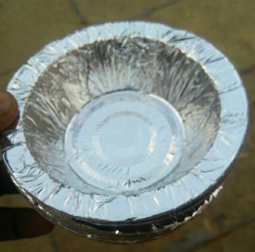 Silver Round 6 Inch Thickness 5 Mm Disposable Paper Bowl, Pack Of 100 Pieces Application: For Party