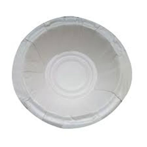 White Disposable Paper Bowl Size: 6Inch