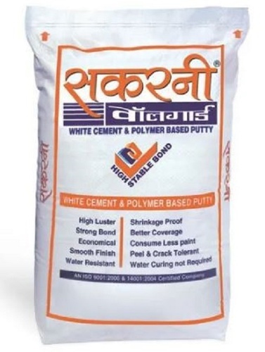 40 Kg White Sakarni White Cement Based Wall Guard Putty For 