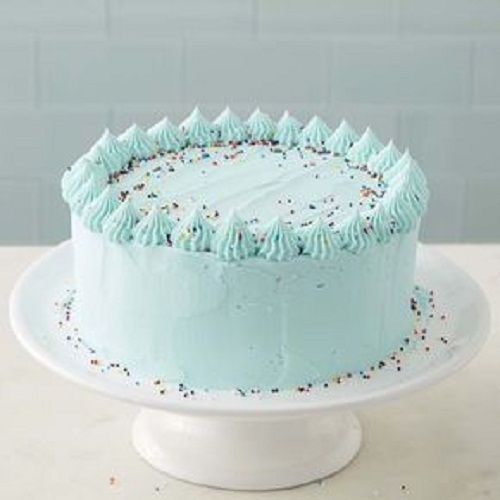 Blue Pink Birthday Cake Pearls Big Stock Photo 1308939211 | Shutterstock