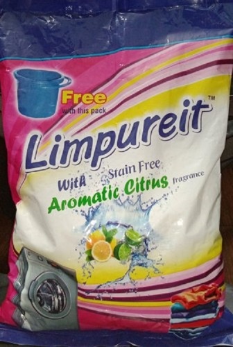 Biodegradable Detergent Powder - Hypoallergenic, Scent-Free | Quick Dry, Tough Stains Removal, Soft Fabric Feel