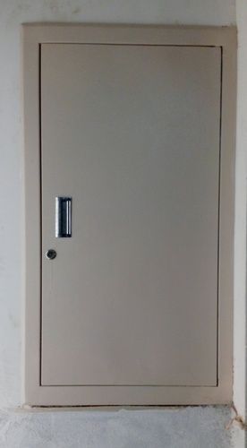 Fire Rated Single/Double Leaf GI Steel Powder Coated Shaft Door