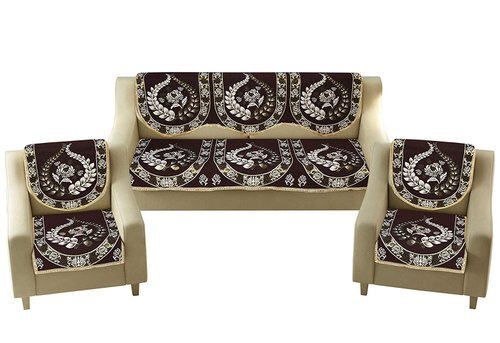 Sofa Cover - 100% Cotton, Printed Design , Heat Resistant and Skin Friendly Luxury Protector