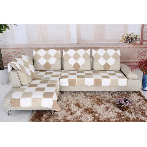 Printed Heat Resistant Comfortable Skin Friendly Made With Genuine Velvet Luxury Cotton Sofa Cover