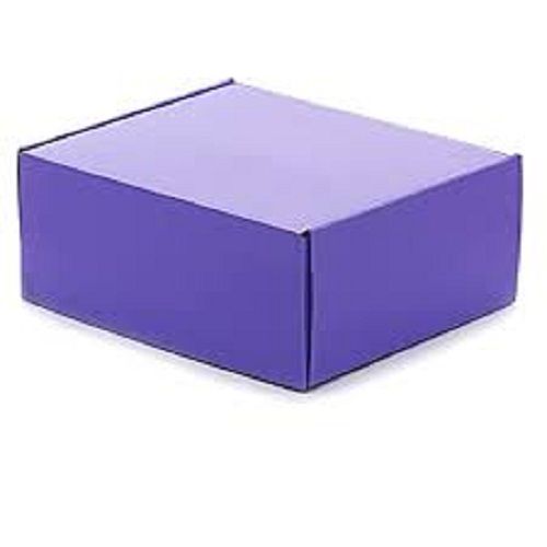 Light Weight And Eco Friendly Long Durable Purple Corrugated Packaging Boxes