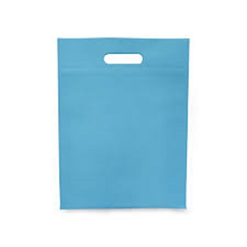 With Handle Light Weight And Eco Friendly Plain Blue Non Woven Carry Bags For Shopping