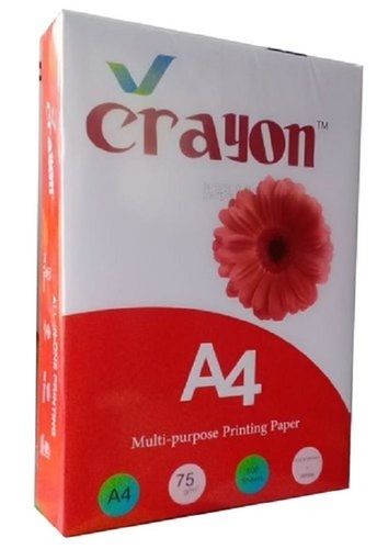 Light Weight And Eco Friendly Smooth White Crayon A4 Multipurpose Printed Paper