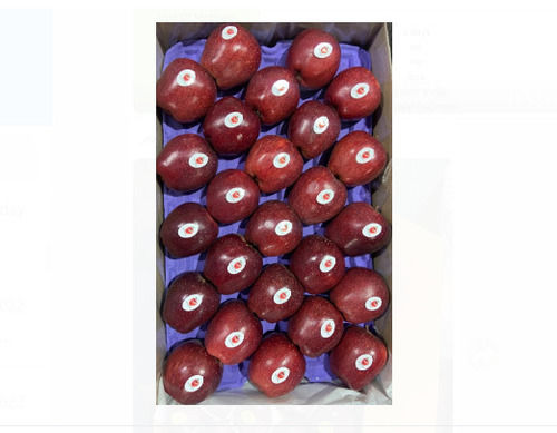 Pack Of 1 Kg Red Color Round Shape A Grade Fresh And Natural Apples